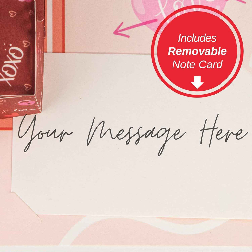 Happy Valentines Day Pop Up Card -  5" x 7"