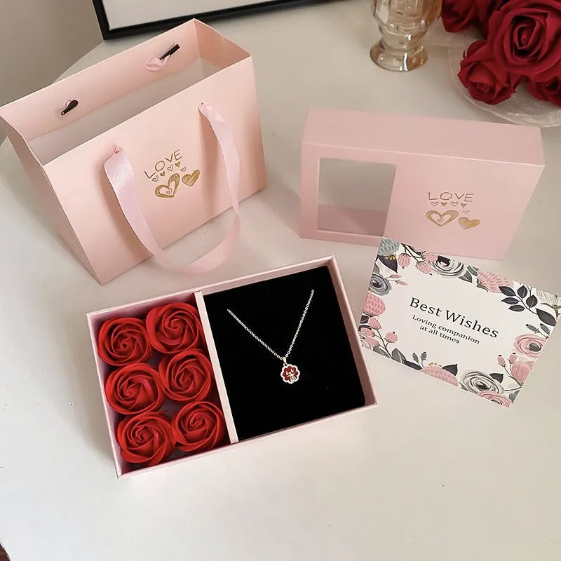 Red Rose Jewelry Box