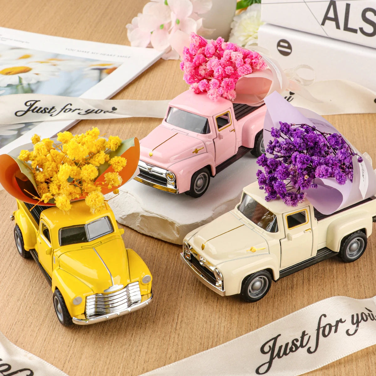 Mini Truck with Flower