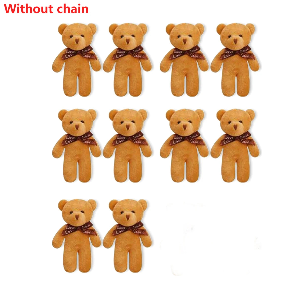 10pcs/Pack Mini Foam Teddy Bears