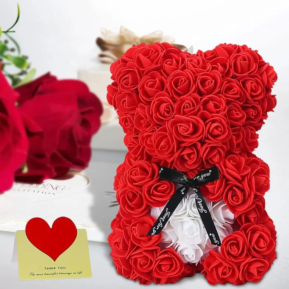 Rose Teddy Bear Valentine's Day