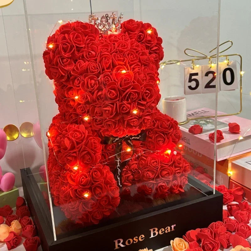 Rose Teddy Bear Valentine's Day