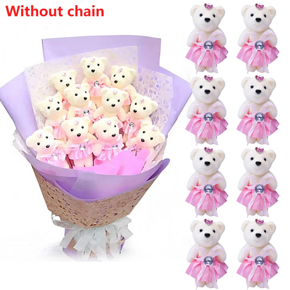 10pcs/Pack Mini Foam Teddy Bears