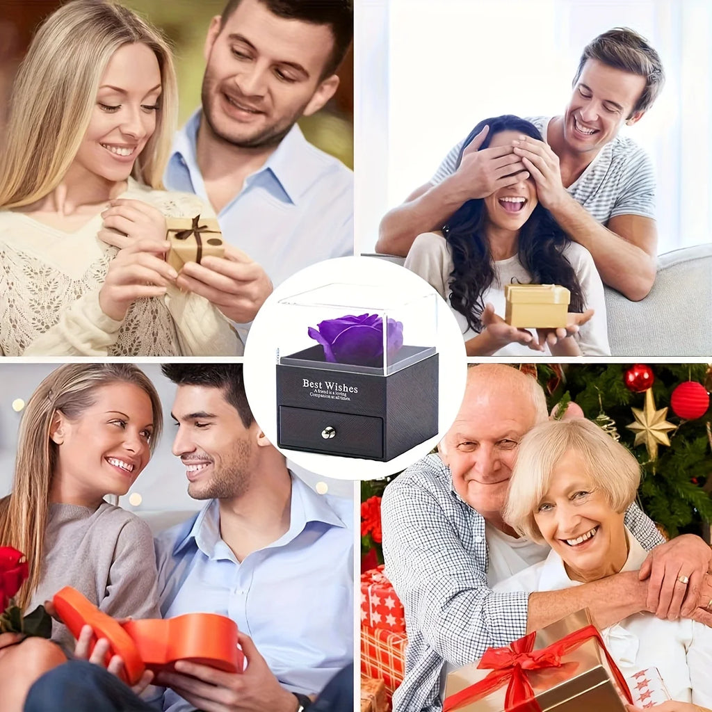 Rose Heart Pendant Necklace