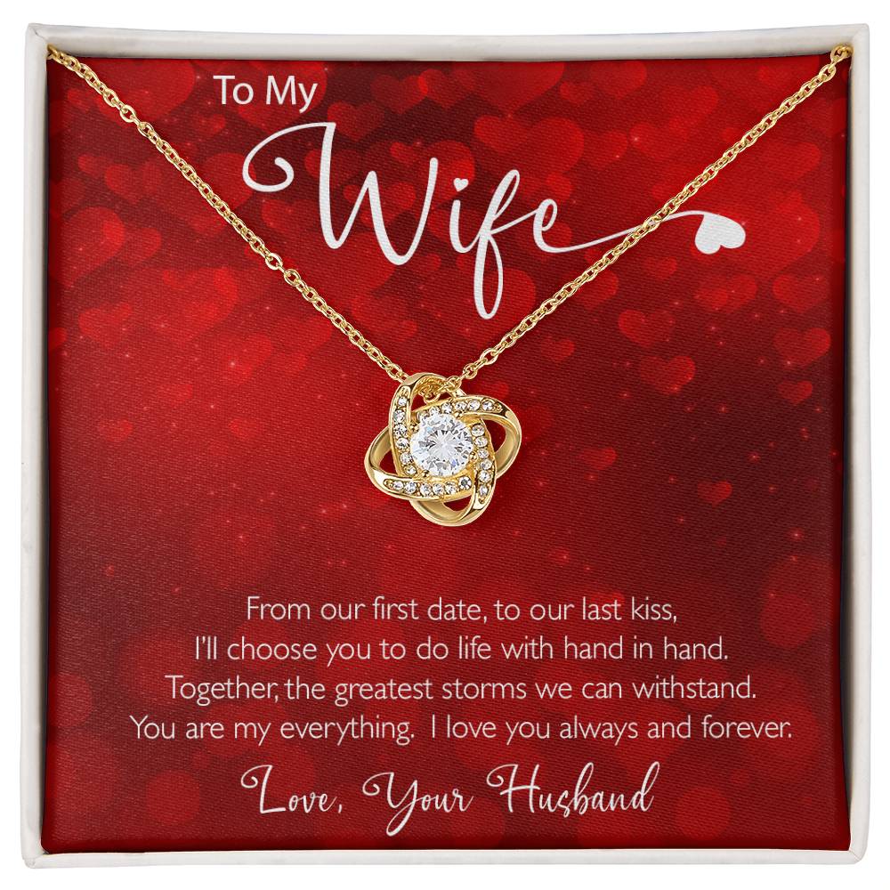 Valentines Day - Love Knot Necklace