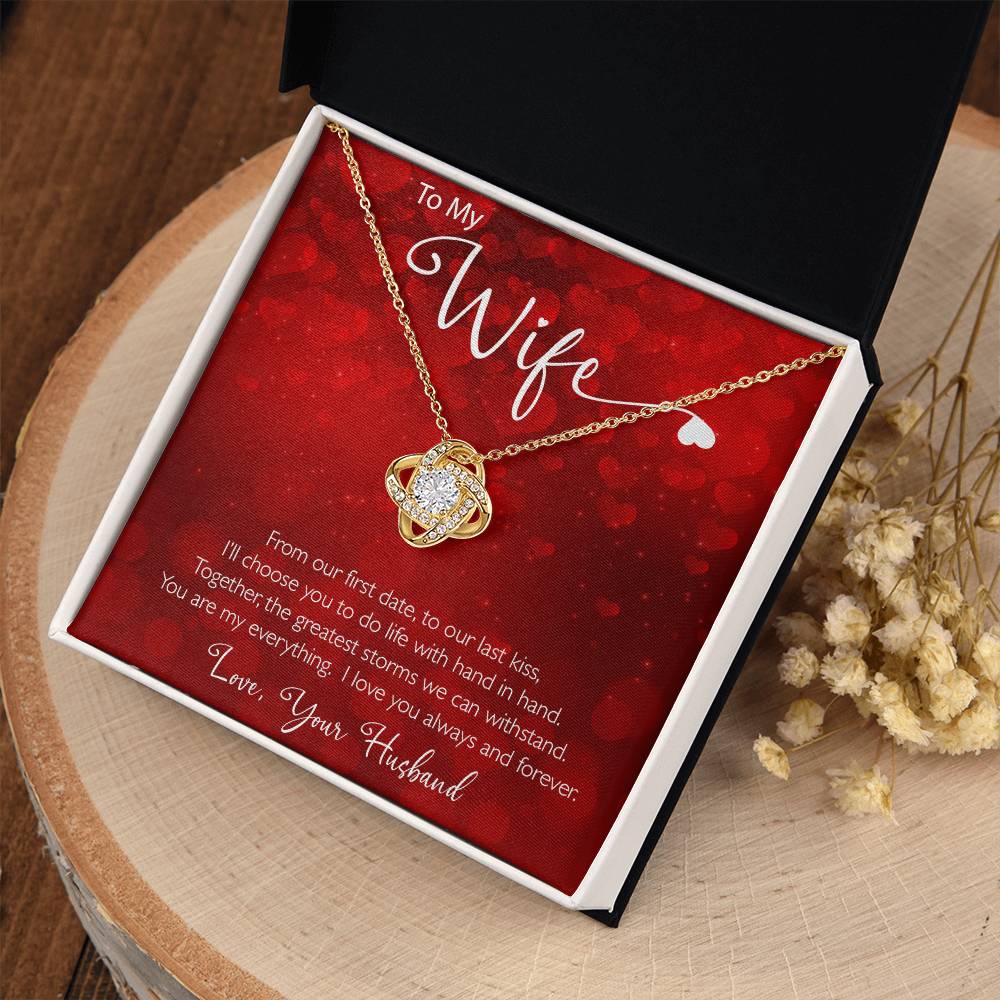 Valentines Day - Love Knot Necklace