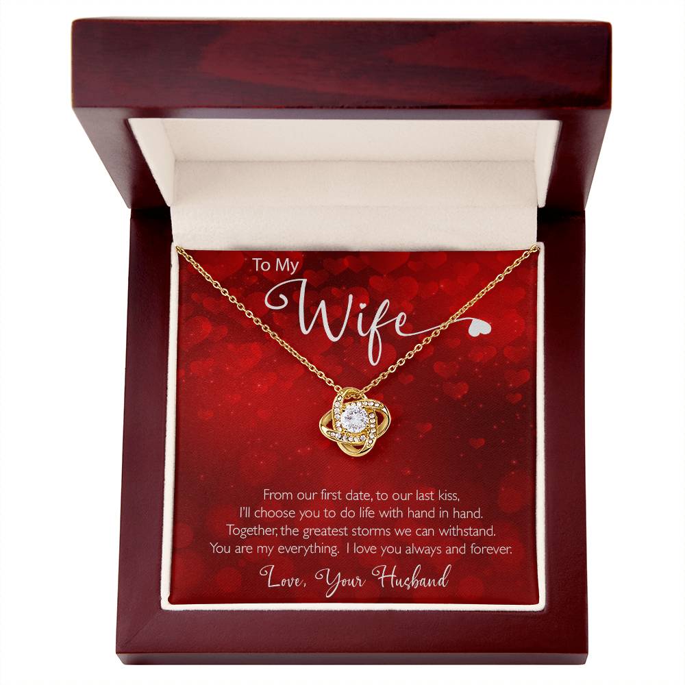 Valentines Day - Love Knot Necklace