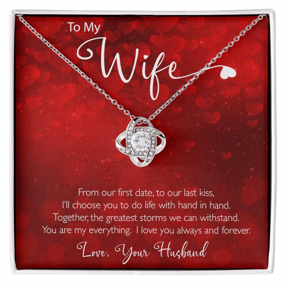 Valentines Day - Love Knot Necklace