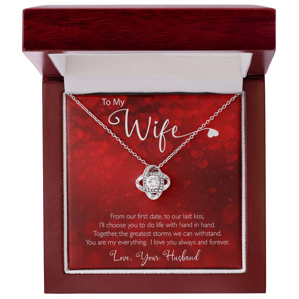 Valentines Day - Love Knot Necklace