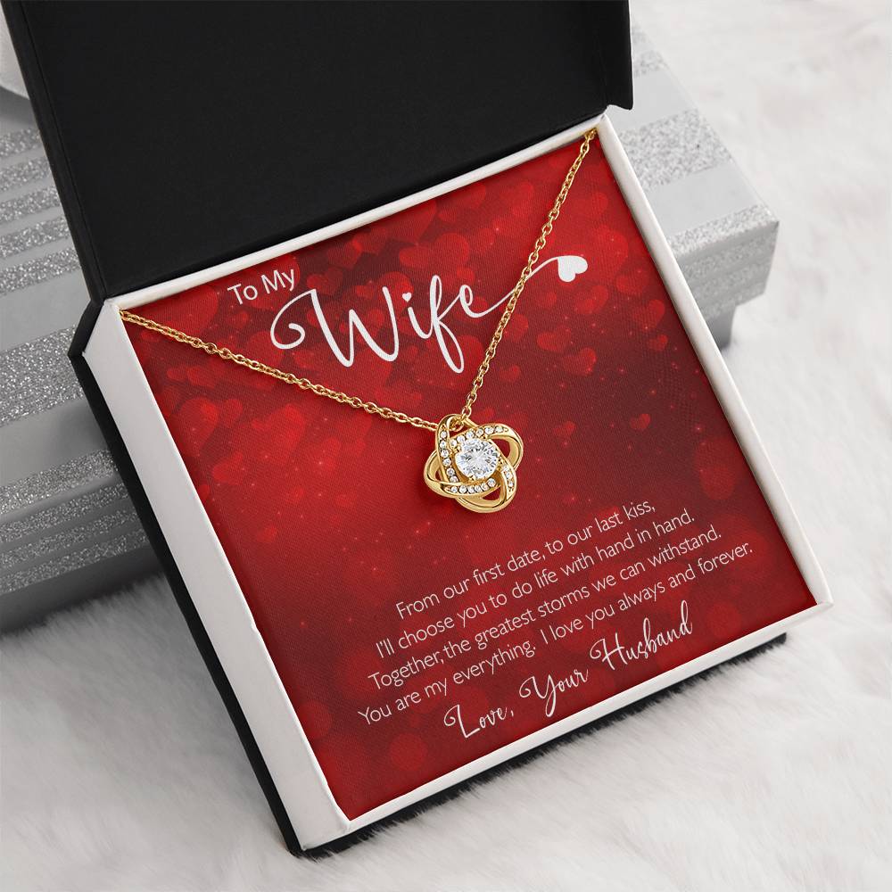 Valentines Day - Love Knot Necklace