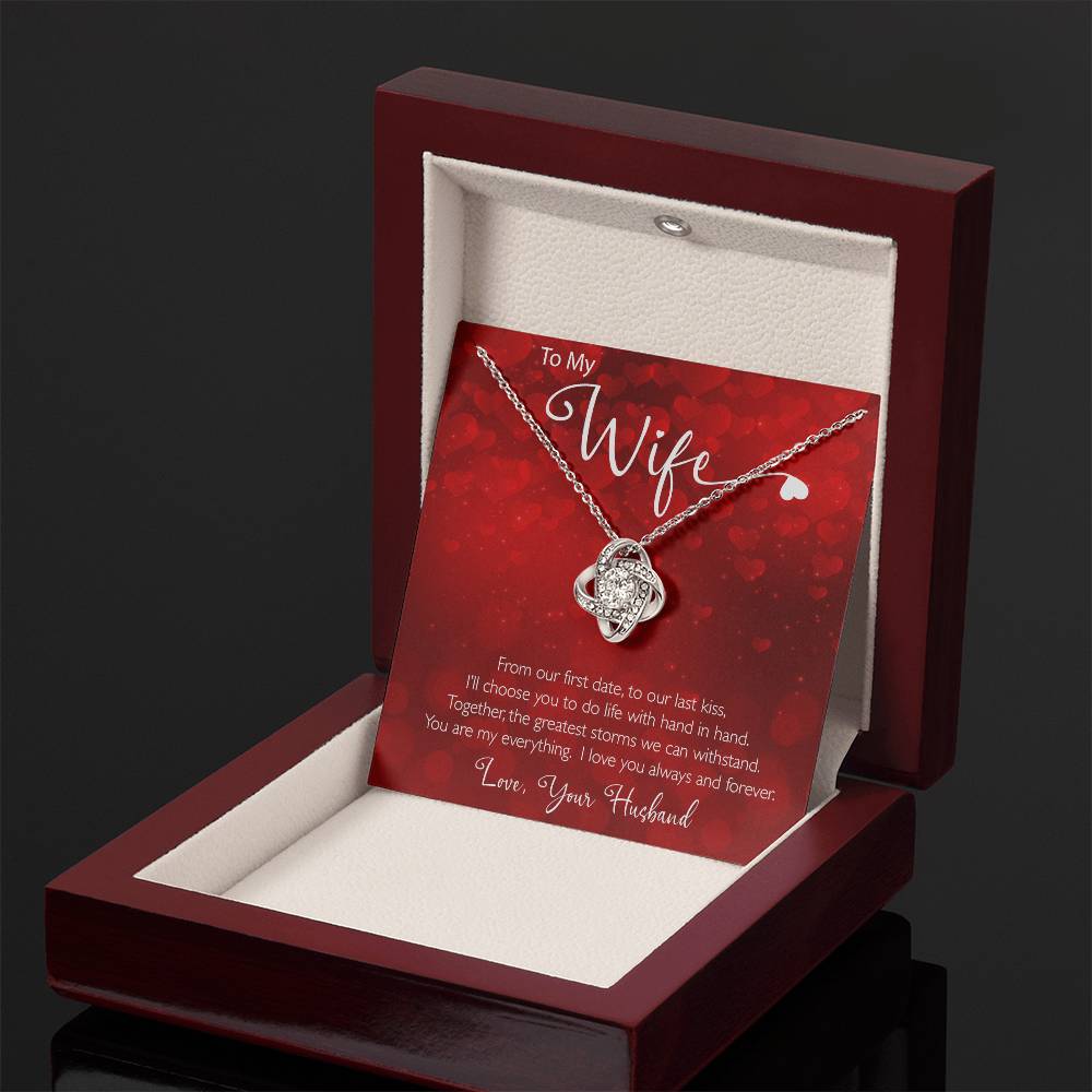 Valentines Day - Love Knot Necklace